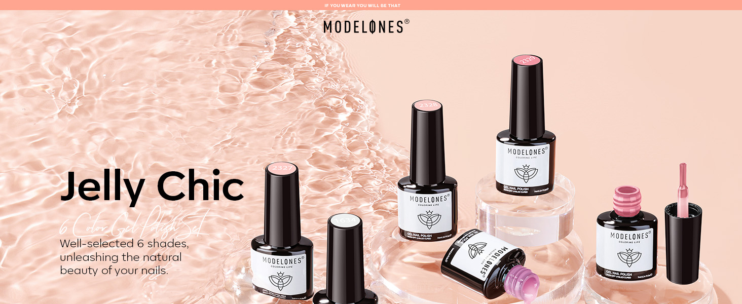 jelly gel nail polish set