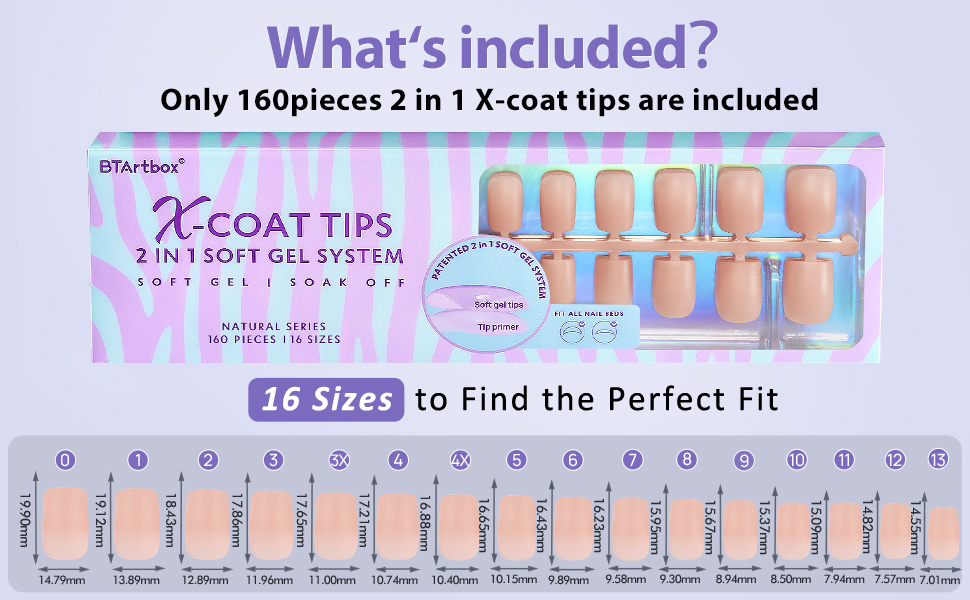 soft gel nail tips