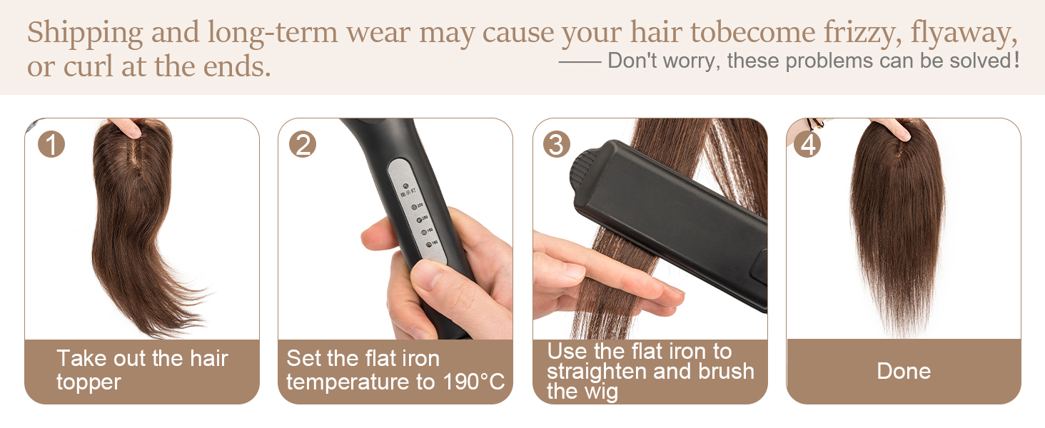 human hair topper for women