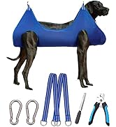 Kkiimatt 10 in 1 Dog Pet Grooming Hammock Harness with Nail Clippers/Trimmer, Nail File,Dog Nail ...