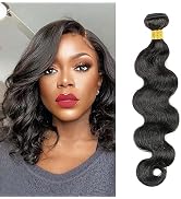 Viyaviya Hair Brazilian Body Wave One Bundle 8inch 100% Unprocessed Brazilian Virgin Natural Blac...