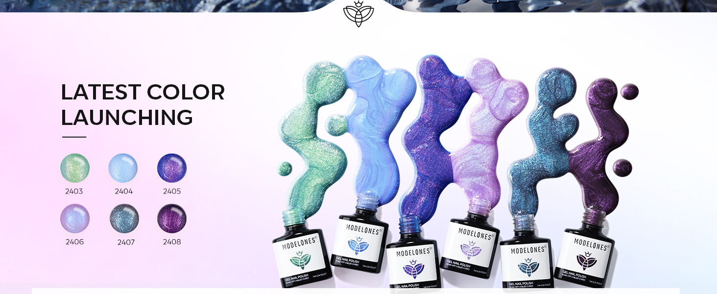 glitter gel nail polish set