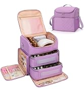 CUBETASTIC Extra Large Nail Polish Organizer Case Holds 86 to 100+ Bottles Nail Polish & Nail Lam...