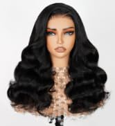 Arabella 5x6 Ready to Go Glueless Wigs Human Hair 230% Density Lace Front Wigs 12A Human Hair Pre...