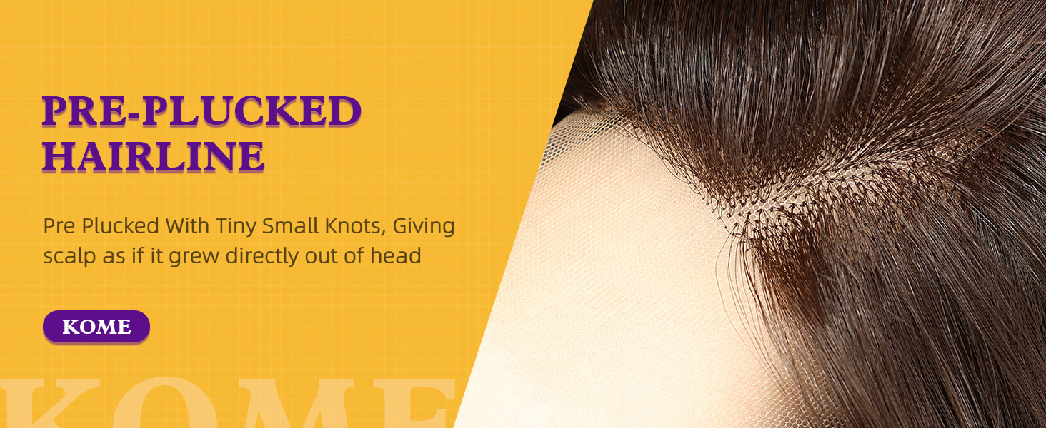pre plucked hairline