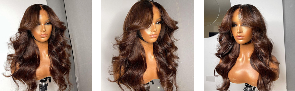 chocolate human hair wigs