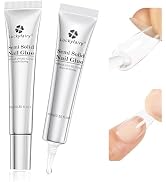 Super Strong Solid Nail Glue Gel for Press On Nails Tips, No U V Light Needed Gel Nail Glue 10g (...