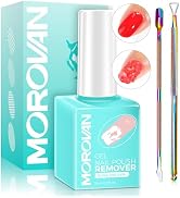Morovan Gel Nail Polish Remover: Easy Remove Gel Polish Natural Formula Portable Kit with Cuticle...