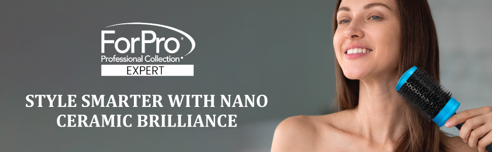 ForPro Expert Stylist Choice Nano Ceramic Hair Brush