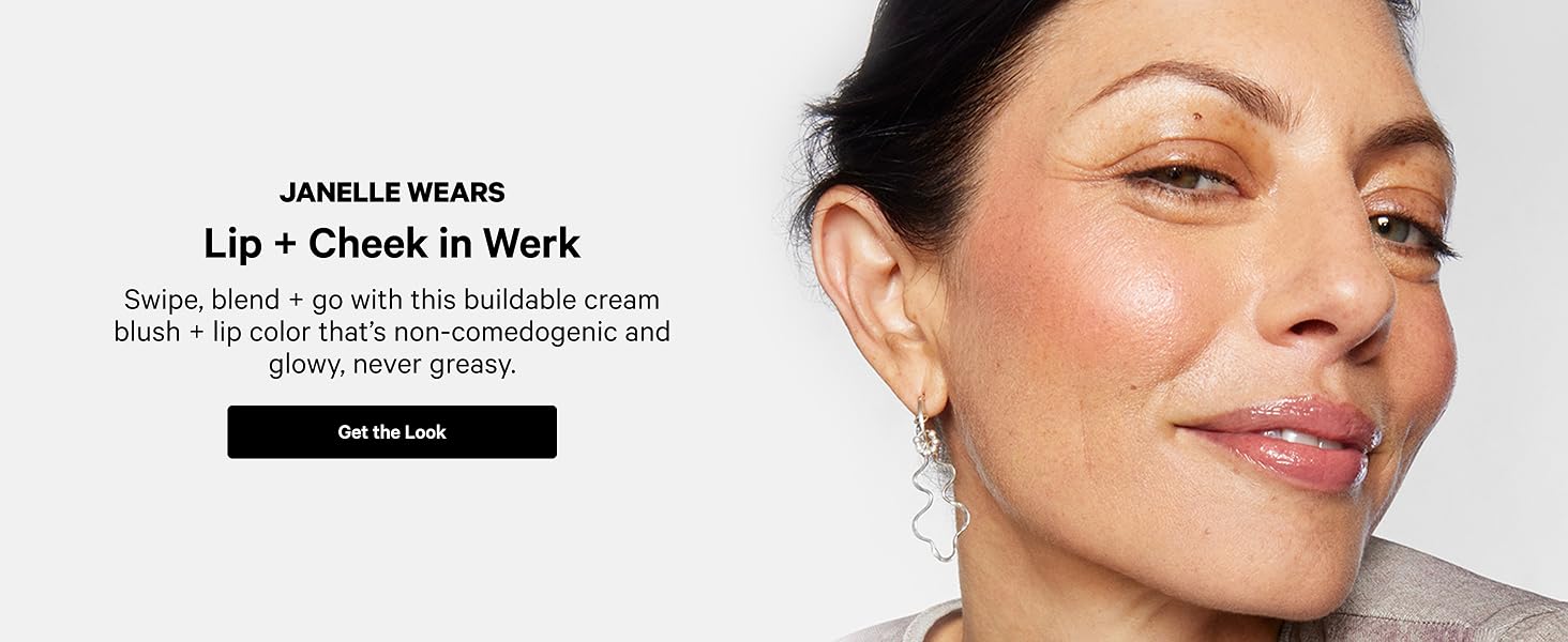 Lip + Cheek in Werk