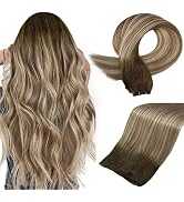 golden blonde weft hair extensions human hair