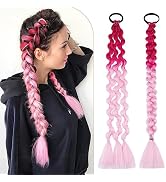 Benehair Bubble Ponytail Extension for Black Women Long Braided Ponytail Extension Protective Sty...
