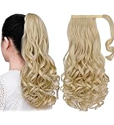 Wavy Hair Ponytail Extension,Clip In Ponytails Wavy 20