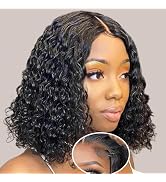 Wear and Go Glueless Wig Bob Wig Human Hair Glueless Wigs Human Hair Pre Plucked Pre-Cut for Begi...