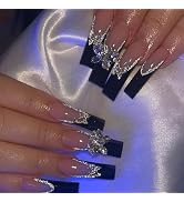 acrylic press on nails long