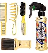 CGBARBER Hair Styling Tools Set, 5 Pieces Salon Tool Kit, Including Spray Bottle, Cleaning Brush,...