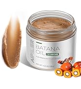Raw Batana Oil for Hair strengthening: Honduran Origin Repairs Dry and Damaged Hair - Multi-Purpo...