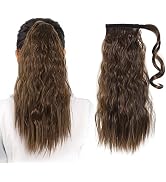 Brown Ponytail Hair Extensions,HSPJHTM Ponytail Extension 18