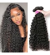 Deep Wave Bundles Human Hair 12 14 16 Inch Deep Curly Bundles 100% Unprocessed Brazilian Bundles ...