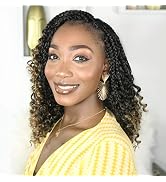 Fulcrum Goddess Box Braids Crochet Hair 12 Inch, 9 Packs Pre Looped Box Braids Crochet Hair For B...