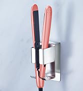 Hair Straightener Holder Wall Mount, Blow Dryer and Curling Iron Holder, Adhesive Hair Tool Organ...