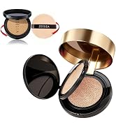 zeesea 2 in 1 Cushion Foundation,Makeup Double Layer Cushion BB Cream &Setting Powder for Oil Con...