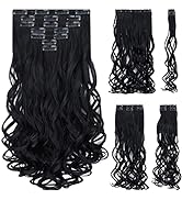 Black Hair Extension,Clip Hair Extensions 18