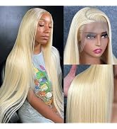 613 Lace Front Wig Human Hair 24 Inch Blonde Wig Human Hair HD Transparent 13x4 Frontal Lace Wig ...