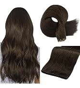 human hair hand tied weft extensions