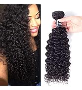 Amella Hair 8A Brazilian Virgin Curly Hair Weave One Bundle 95g 20inch 100% Unprocessed Brazilian...