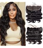 13x4 Ear to Ear Lace Frontal Closure Body Wave 20 Inch Brazilian Human Hair 13x4 Transparent HD L...