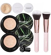 2PCS Air Cushion CC Cream Natural Foundation, Phoera Powder, Phoera Makeup,Bright Makeup Base Lon...