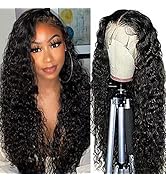 13x4 Water Wave Lace Front Wigs Human Hair Wigs for Black Women HD Human Hair Lace Front Wigs Pre...
