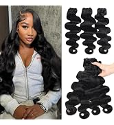 Beauty Queen 16A Grade 4 Bundles Body Wave Human Hair (22 20 18 16 Inch) 100% Unprocessed Weave B...
