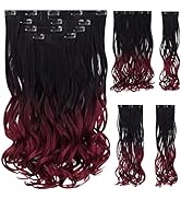 Clip Hair Extension, Black Hair Extensions 18