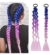 Benehair Bubble Ponytail Extension for Black Women Long Braided Ponytail Extension Protective Sty...