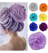 Kediciz Messy Bun Hair Piece Fake Hair Buns Scrunchies Extensions Synthetic Thick Updo Hairpieces...