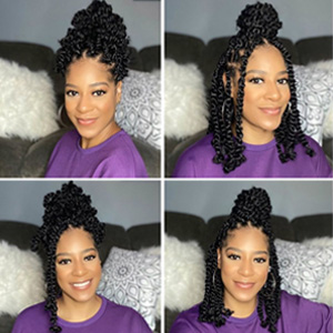 pre twisted passion twist hair