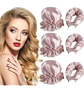 NuAngela Hair Rollers Heatless Curling Set,6Pcs Satin Heatless Hair Curlers,Heatless Curling Rod ...