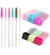 300 Disposable Mascara Wands Eyelash Brush Spoolies for Eye Lash Extension, Eyebrow and Makeup Cr...