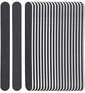 50 Pcs Nail Files for Acrylic Nails 100/180 Grit Double Sides Fingernail Files Professional Manic...