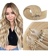 Micro Link Hair Extensions Human Hair 14 Inch Microbead Hair Extensions 100% Real Human Hair Exte...