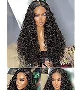 Brennas Hair Curly Wigs Human Hair for Black Women Glueless Deep Wave Lace Front Wigs Human Hair ...