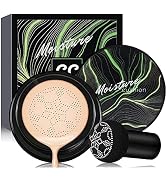 Hilareco Air Cushion CC Cream Nature Foundation,Moisturizing BB Cream Makeup Long Lasting Matte C...