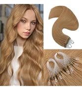 Benehair Micro Loop Human Hair Extension 1g/strand 50g Micro Beads Remy Straight Hair Extension f...