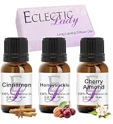 Christmas Fragrance Oil Bundle Collection - Eclectic Lady Holiday Scented Diffuser Oils Set, Cher...