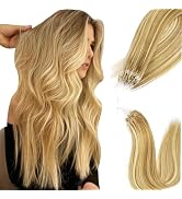 Micro Link Hair Extensions Human Hair 30g 22inch(#18613) Dark Blonde Microlink Hair Extensions Hu...