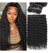 Bundles Human Hair 4 Bundles 12A Brazilian Virgin Human Hair Wet and Wavy Bundles 22 24 26 28 Inc...
