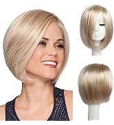 BESTUNG Short Bob Wigs Straight Hair Wigs for Women Party Cosplay Accessories Full Wig (Blonde)