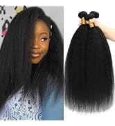 Kinky Straight Bundles 12A Yaki Straight Human Hair Bundles 10 12 14 Kinky Straight Bundles Human...